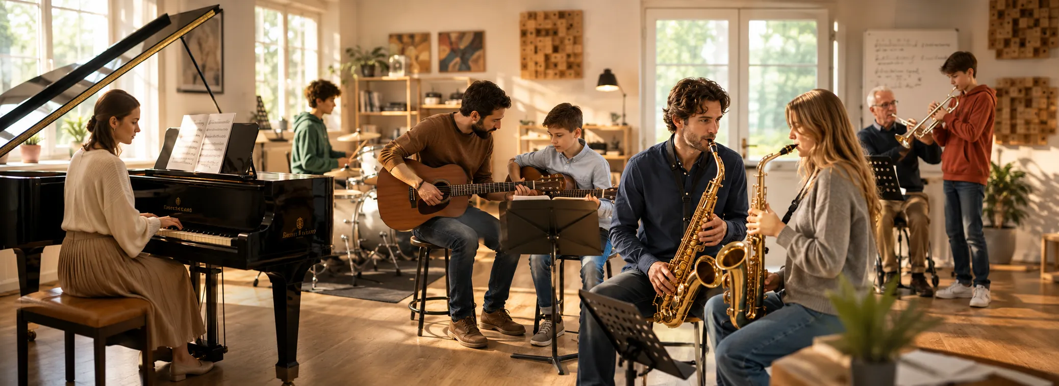 Musikunterricht, kreative Kurse und Workshops für Kinder und Erwachsene Musikunterricht, kreative Kurse und Workshops für Kinder und Erwachsene